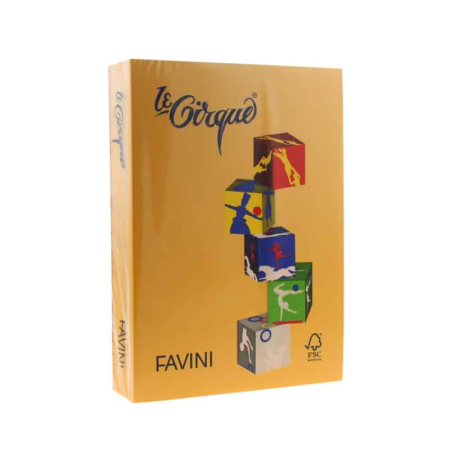 Hârtie & Carton Color - Carton Color 160G/MP A4 Galben Auriu - Favini (201)