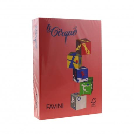 Hârtie & Carton Color - Carton Color 160G/MP A4 Rosu – Favini (209)