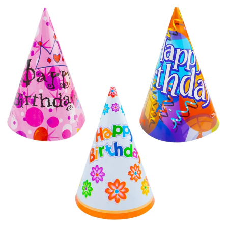 Articole party - Coif party din carton 16cm
