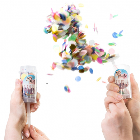 Confetti color, mini tub cu presiune, 17.8 cm, 12g [3]