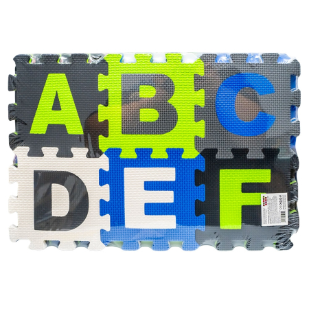 Covoras buretat, Litere + cifre, 48x32 cm, 6 buc [1]