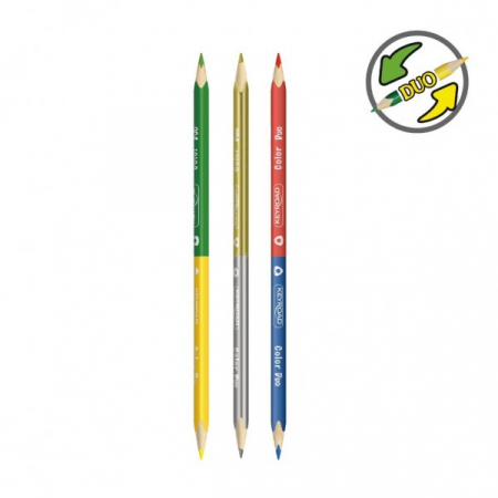 Creioane colorate Keyroad Duo, 2 capete, 24 culori [1]