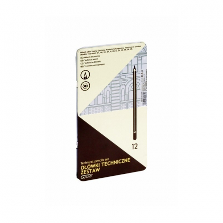 Reduceri - Set 12 Creioane Grafit B-6B, Hb-6H
