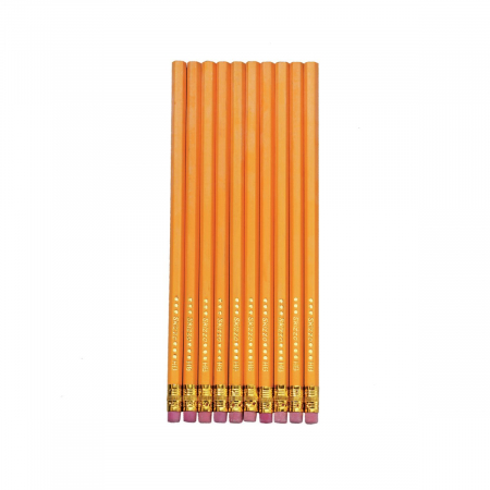 Creioane Color - Creion Grafic cu radiera HB set 10 bucati