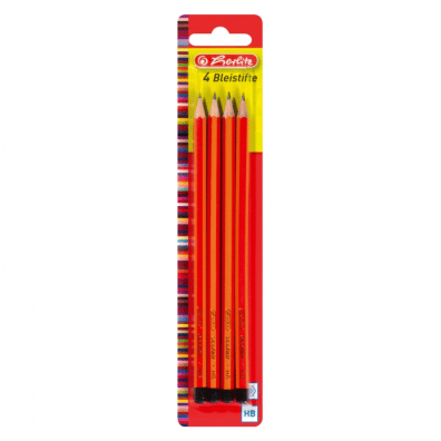 Creioane Color - Creion Grafit HB lacuit 4/set