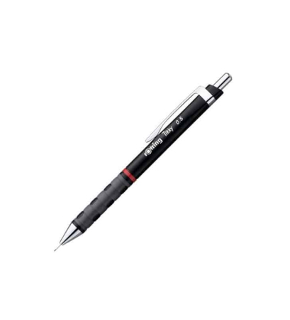 Creioane mecanice - Creion mecanic Rotring Tikky, 0.5 mm, corp rosu