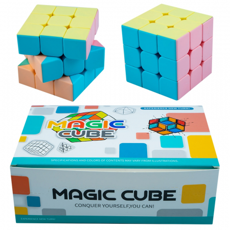 Coloreaza, picteaza si modeleaza - Cub magic, tip Rubik