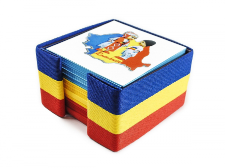 Notes, Post-it si cuburi de hârtie - Cub notite Tricolor 500 file
