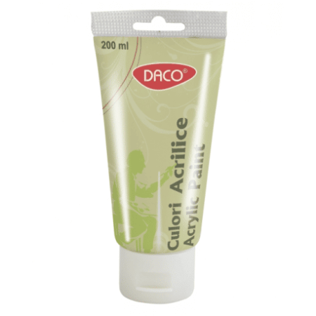 Culori Acrilice - Culori Acril 200ml Daco Galben Fluorescent CU3200GFL