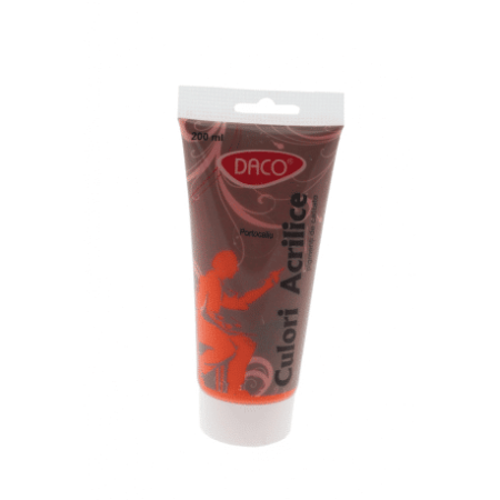 Culori Acrilice - Culori Acril 200ml Rosu Carmin Daco