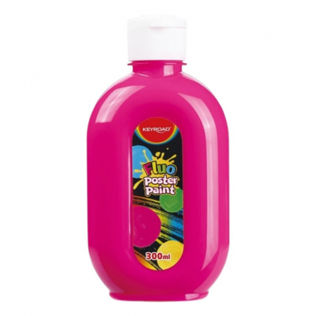 Culori Tempera - Culori tempera Keyroad,300ml,ROZ FLUO