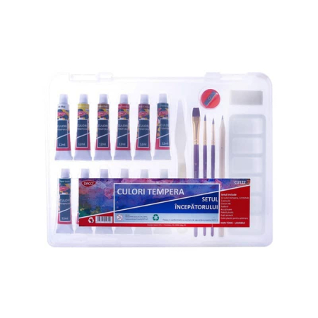 Culori Tempera - Culori tempera setul incepatorului