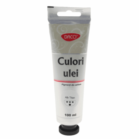 Culori Ulei - Culori ulei, 100 ml Alb Titan