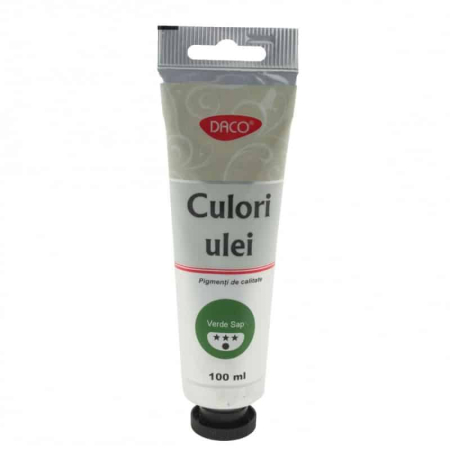 Culori ulei, 100 ml Verde Sap, Daco