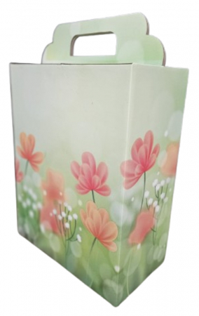 Cutii carton ambalaj si depozitare - Cutie Carton Cadou Flori 260x135x325 mm