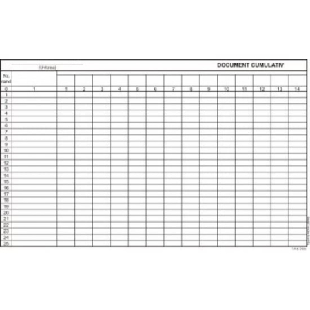 Formulare tipizate - Document cumulativ A4 orizontal