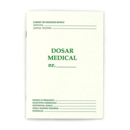 Tipizate - Dosar medical A5, 8 file