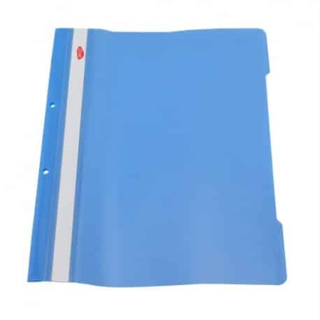 Reduceri - Dosar plastic cu sina metalica Albastru