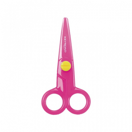 Foarfeca Keyroad Kids KR970962, 13.0cm, plastic, prescolari, diverse culori, blister [2]