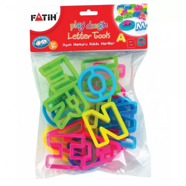 Plastilină și accesorii - Forme modelat plastilina litere
