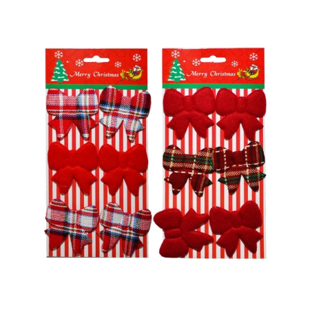 Ornamente Crăciun - Fundite Decorative, Material Textil, 6/Set