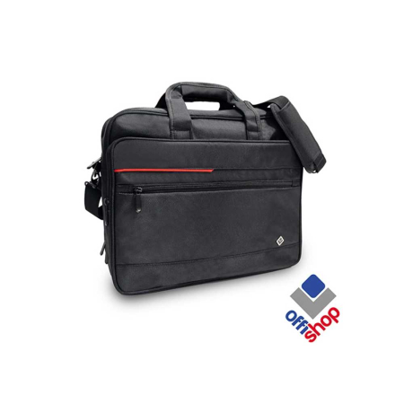 Reduceri - Geanta laptop, neagra, 40x14x30 cm - OFFISHOP