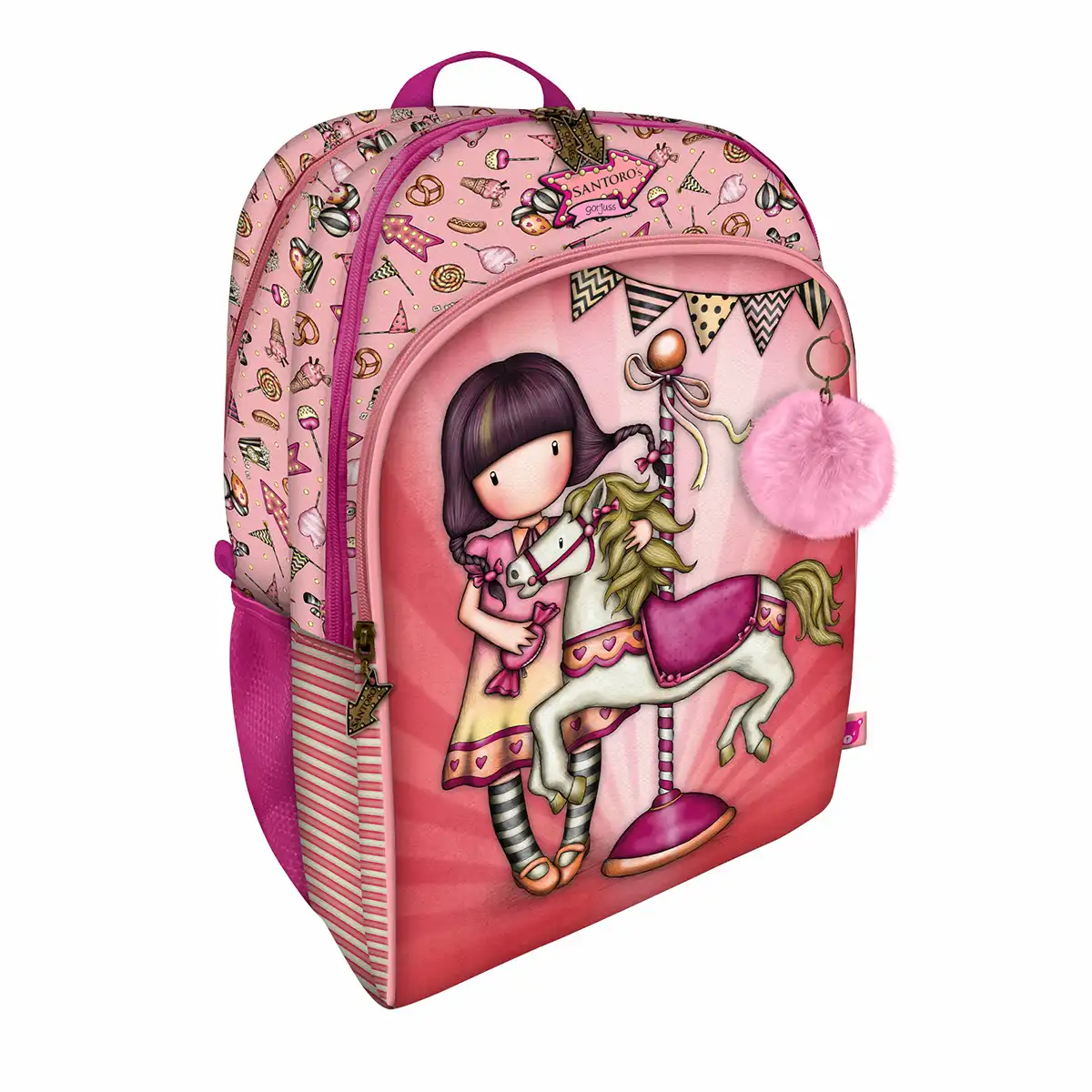 Reduceri - Ghiozdan Gorjuss, Carousel, 43 cm, 2 compartimente