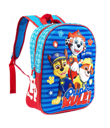 Ghiozdane Gradiniță/Pregătitoare - Ghiozdan de gradinita 3D Paw Patrol 32x28x11 cm