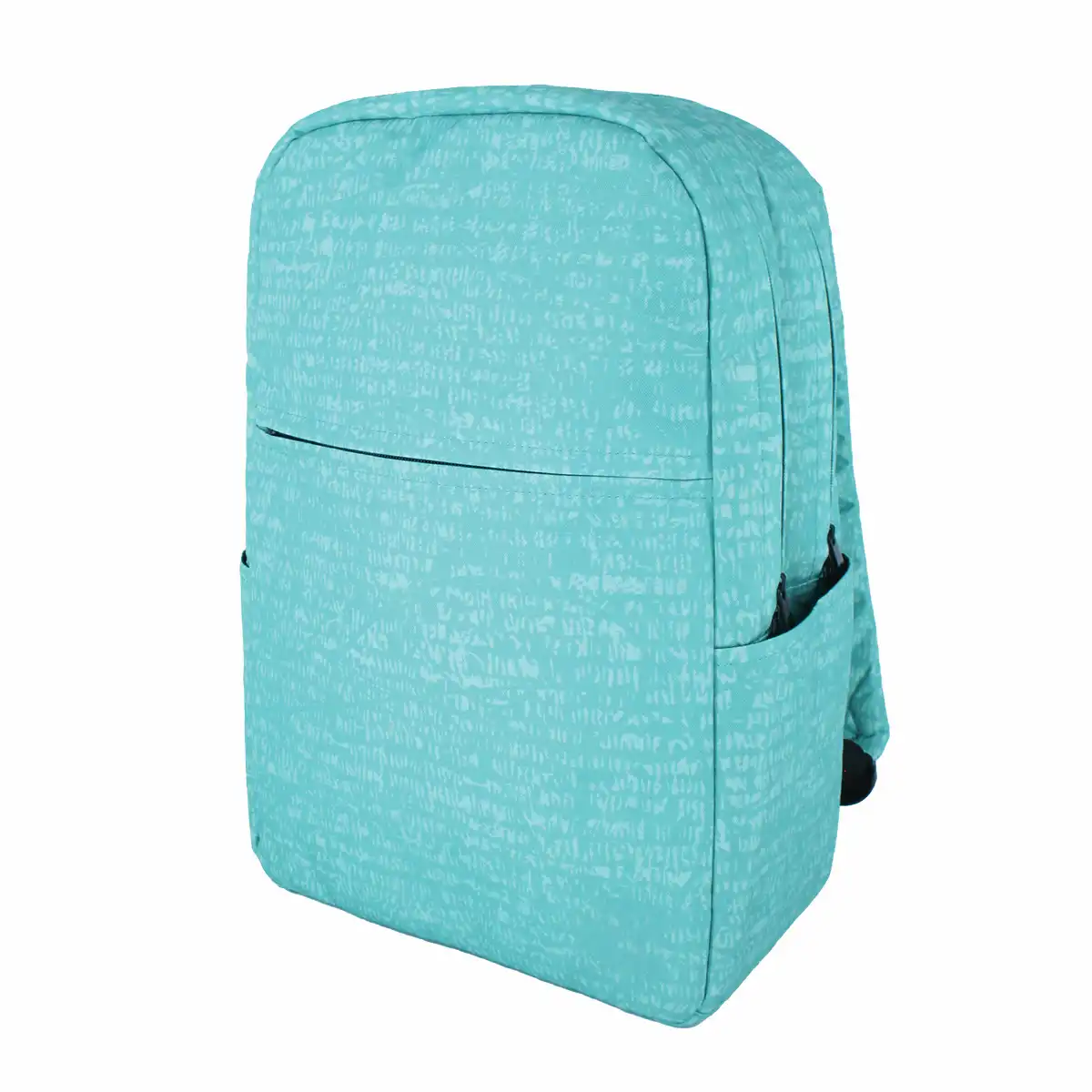 Ghiozdane Școlare - Ghiozdan monocrom Next Level 3 compartimente verde deschis 43x30x13 cm