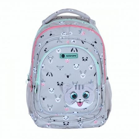 Reduceri - Ghiozdan scolar Astra , 3 compartimente, colectia Cute Kitty
