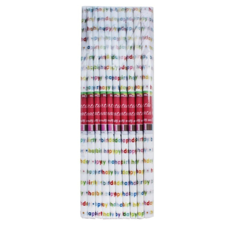 Hartie Creponata Printata La Multi Ani Set/10 DACO