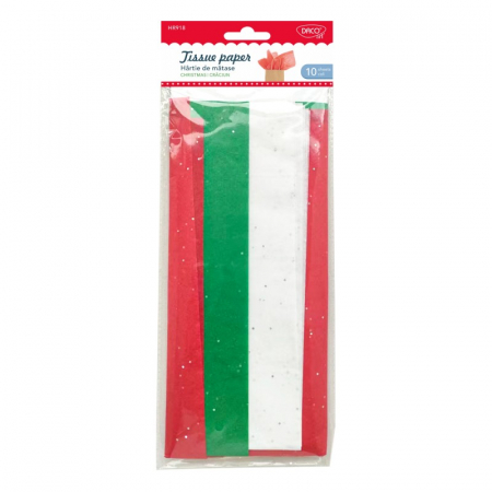 Hârtie & Carton Creative - Hartie matase Craciun 10 coli DACO HR918