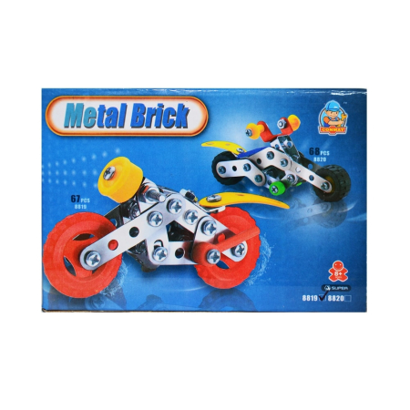 Reduceri - Joc Constructii Metal, Motocicleta, 67 Piese