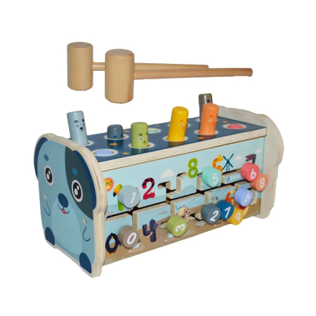 Jucarie 2 in 1, Din Lemn [2]