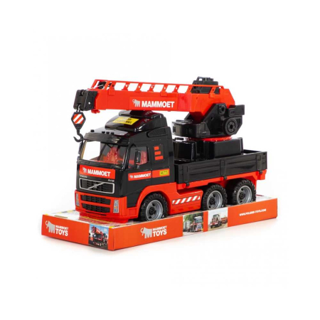 Jocuri și jucării baieți - Jucarie - Camion cu Macara, Mammoet, 49x19x31cm