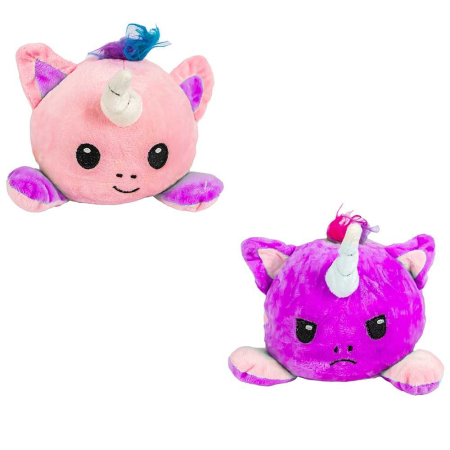 Jocuri și jucării - Jucarie reversibila din plus Unicorn 20 cm