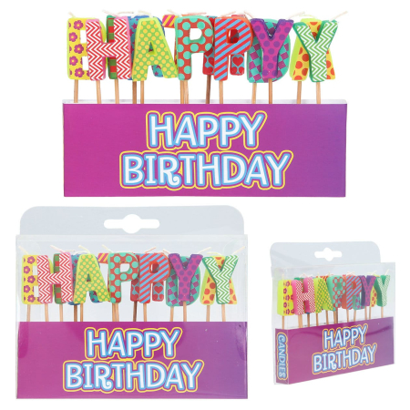 Articole party - Lumanari Happy Birthday