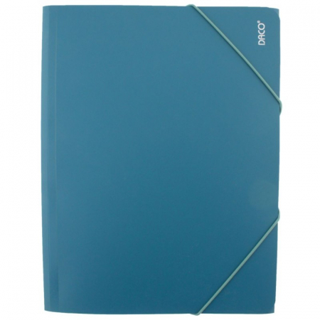 Mape de birou si portdocumente - Mapa plastic cu elastic A4 Verde DACO