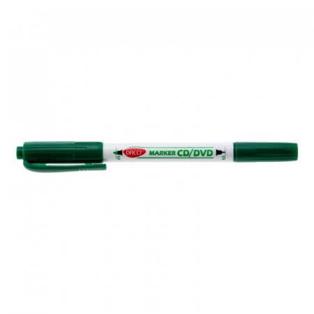 Reduceri - Marker CD/DVD Daco 2 Capete, Verde