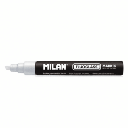 Reduceri - Marker pentru sticla Fluoglass Milan Alb