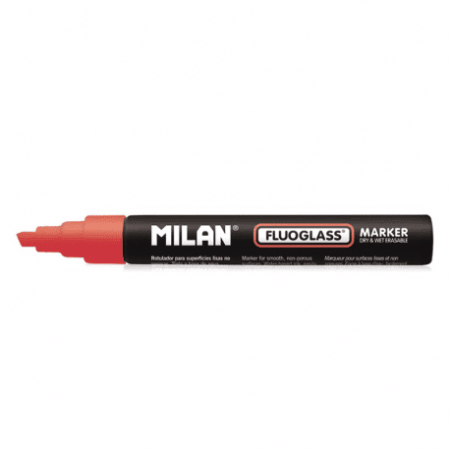 Instrumente de scris și corectură - Marker Pentru Sticla Fluoglass MILAN Rosu
