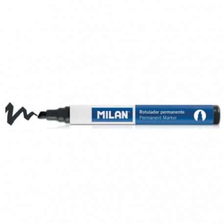 Reduceri - Marker Permanent MILAN Varf Tesit Negru