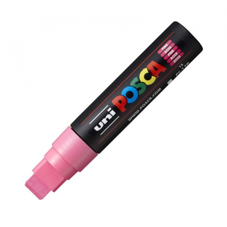 Reduceri - Marker UNI  Posca, 15.0 mm, varf tesit, ROZ