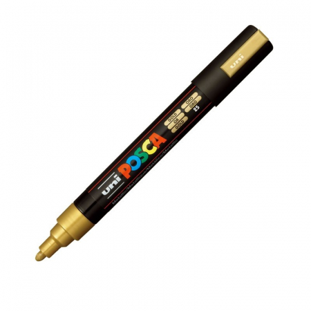 Markere POSCA - Marker UNI Posca, 1.8-2.5 mm, AURIU