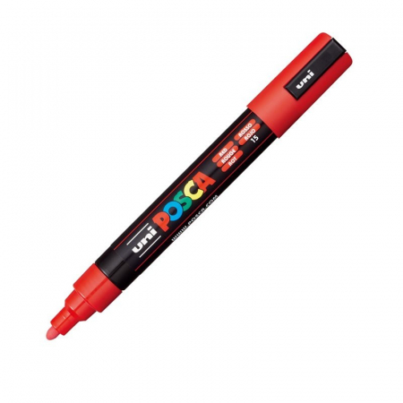 Markere POSCA - Marker UNI Posca, 1.8-2.5 mm, ROSU