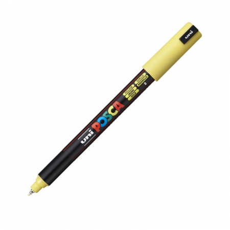Reduceri - Marker UNI Posca, 0.7 mm, varf fin metalic, GALBEN