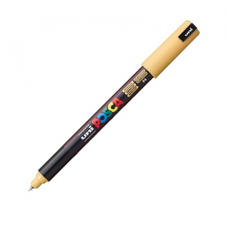 Reduceri - Marker UNI Posca, 0.7 mm, varf fin metalic, PORTOCALIU CAISA