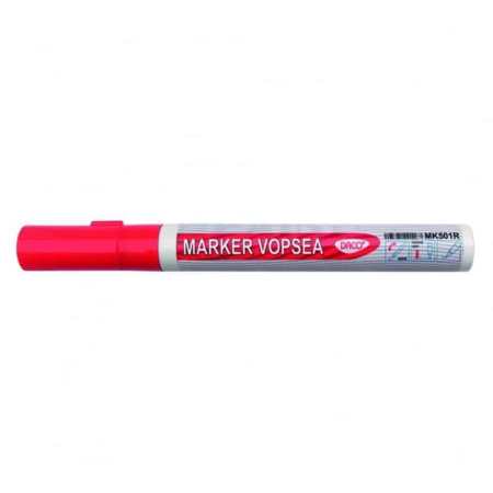 Reduceri - Marker Vopsea, Daco, Rosu (MK501R)
