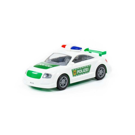 Jocuri și jucării baieți - Masina politie, cu frictiune, 26x11x10cm, Polesie