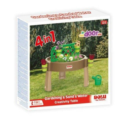 Reduceri - Masuta Activitati, 4 in 1: Gradinarit/Apa/Nisip/Creativitate - Dolu